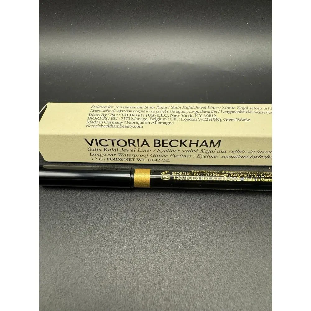 VICTORIA BECKHAM Beauty Satin Kajal Jewel Liner Eyeliner Gold Lame 0.042 Oz/1.2g